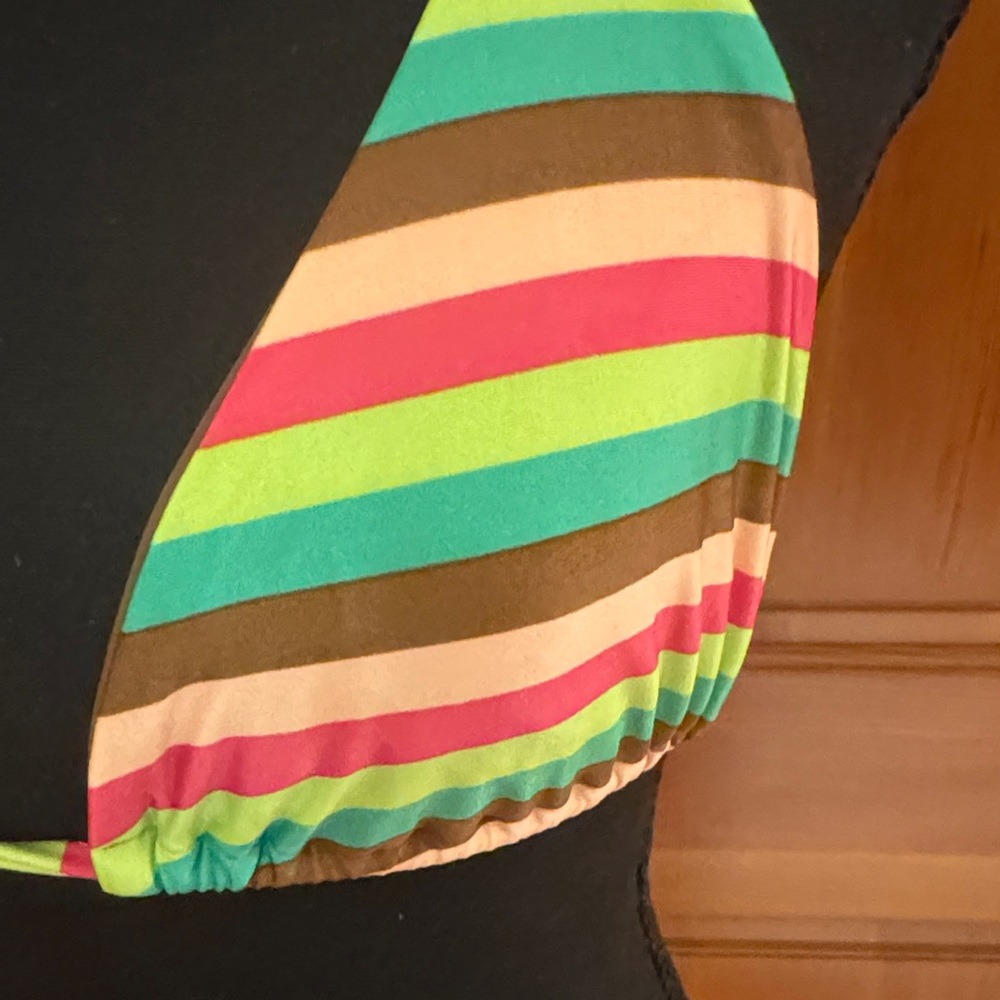 VIX Striped Multicolor Bikini - Picture 5 of 11